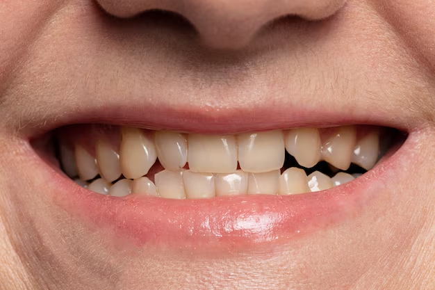 dentes manchados de café